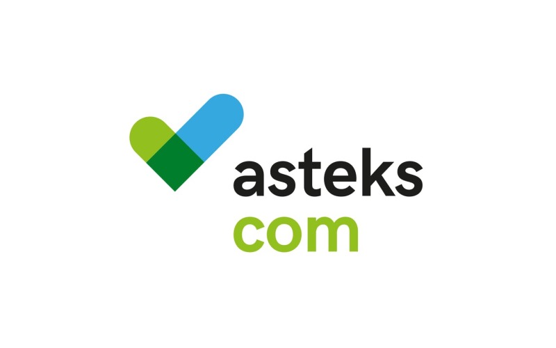 Шаблон логотипа Asteks