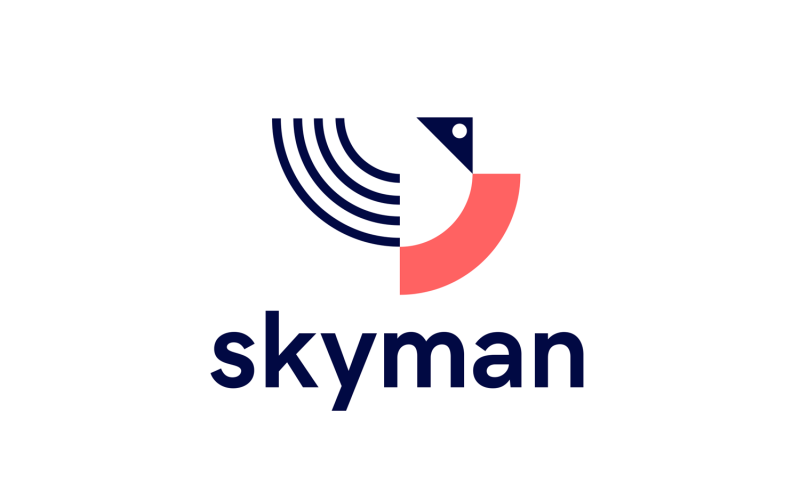 Шаблон логотипу Skyman