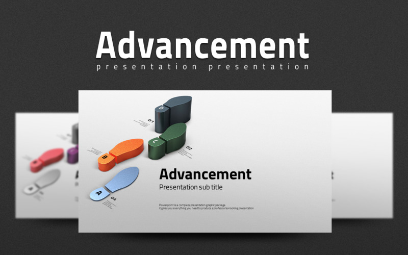 Advancement PowerPoint template