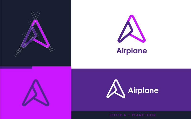 Airplane Logo Template #102112 - TemplateMonster