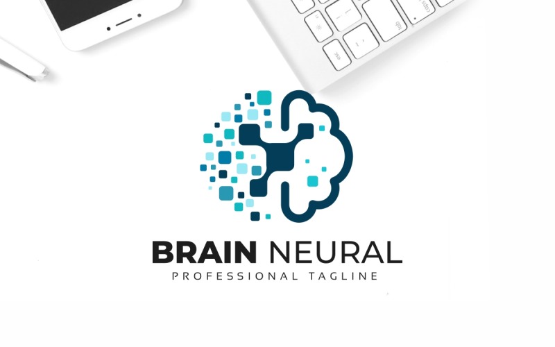 Download Шаблон логотипа "Brain Digital Logo Template" / Brain Digital Logo Template - Шаблон логотипа на тему графика colorful,creative,tree,creativity,data,developer,digital,brain,identity,elegant,entertainment,firm,geek,group,idea,ideal,intelligence,internet,media,mobile
