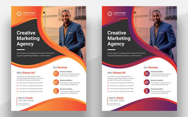 Download Фирменный стиль "Business Flyer - Corporate Identity Template" / Business Flyer - Corporate Identity Template - Фирменный стиль на тему графика a4,advertisement,advertising,agency,business,flyer,clean,company,corporate,creative,design,bundle,handout,leaflet,magazine,marketing,modern,multipurpose,newspaper,pamphletundefined