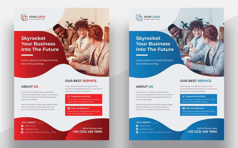 Download Фирменный стиль "Business Flyer - Corporate Identity Template" / Business Flyer - Corporate Identity Template - Фирменный стиль на тему графика a4,advertisement,advertising,agency,business,flyer,clean,company,corporate,creative,design,bundle,handout,leaflet,magazine,marketing,modern,multipurpose,newspaper,pamphlet