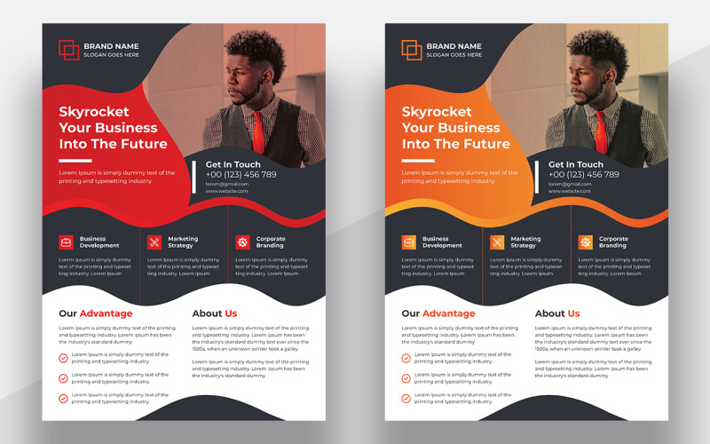 Download Фирменный стиль "Business Flyer - Corporate Identity Template" / Business Flyer - Corporate Identity Template - Фирменный стиль на тему графика a4,advertisement,advertising,agency,business,flyer,clean,company,corporate,creative,design,bundle,handout,leaflet,magazine,marketing,modern,multipurpose,newspaper,pamphlet