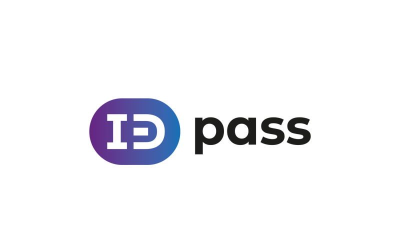 Download Шаблон логотипа "ID pass Logo Template" / ID pass Logo Template - Шаблон логотипа на тему графика logo,icon,sign,company,business,startup,application,corporate,trendy,technology,clean,modern,pass,passport,document,id