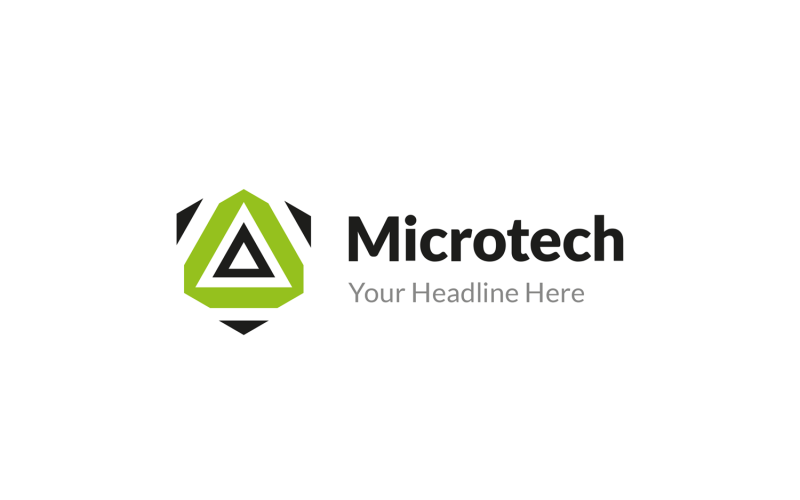Modèle de logo Microtech