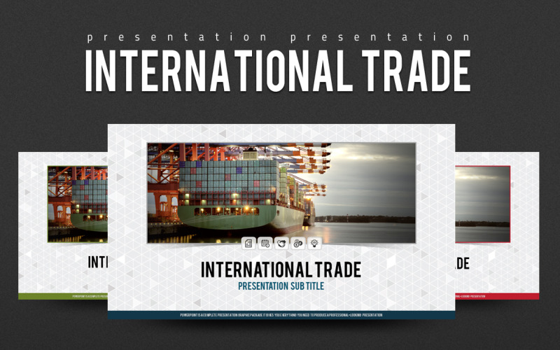 PowerPoint šablony mezinárodního obchodu