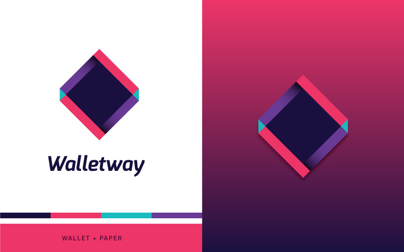 Шаблон логотипу Walletway