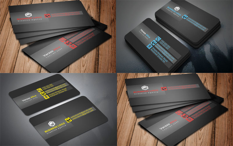 Download Фирменный стиль "Black Business card - Corporate Identity Template" / Black Business card - Corporate Identity Template - Фирменный стиль на тему графика business,card,template,clean,corporate,idenity,creative,elegant,gold,and,white,hipster,logo,minimal,minimalist,photo,photographer,photography,photoshop,retro