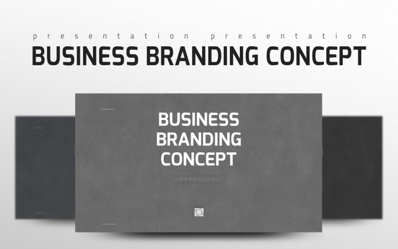 Business Branding Concept Szablon PowerPoint