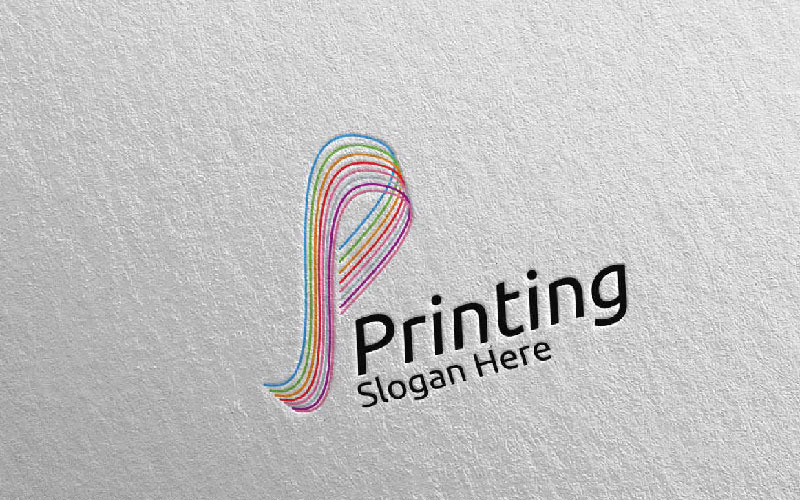 Download Шаблон логотипа "Letter P Printing Company Logo Template" / Letter P Printing Company Logo Template - Шаблон логотипа на тему графика letter,p,logo,printing,media,printer,retail,scan,toner,album,book,journal,paint,advertising,copy,newspaper,paper,cmyk,color,colorful