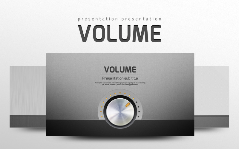 Modelo de volume do PowerPoint