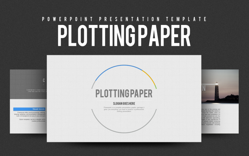 Rita papper PowerPoint-mall
