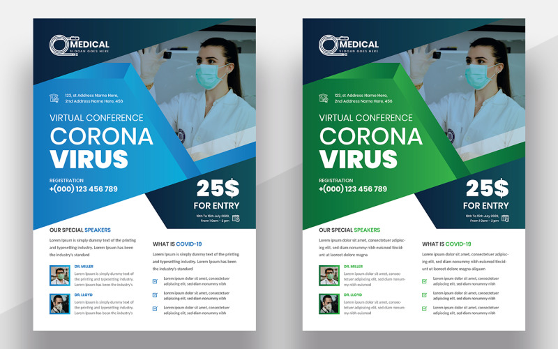 Download Фирменный стиль "Virtual Conference Corona Virus Flyer - Corporate Identity Template" / Virtual Conference Corona Virus Flyer - Corporate Identity Template - Фирменный стиль на тему графика conference,convention,corona,virus,corporate,covid-19,failure,flyer,information,invitation,leadership,leaflet,lecture,hall,meeting,participant,pastors,appreciation,pathway,photoshop