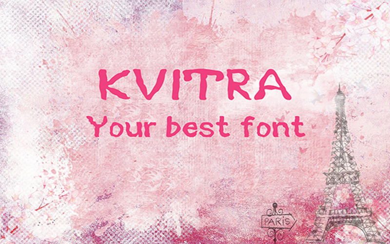 Kvitra Lettertype