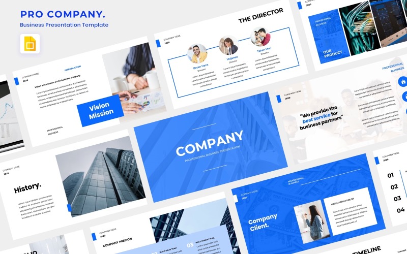 Plantilla de presentación de Google Slides para propuesta de evento