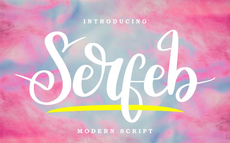 Serfeb |现代草书字体
