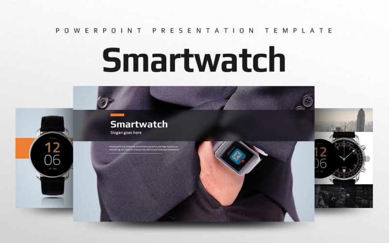 Smart Watch PowerPoint-sjabloon
