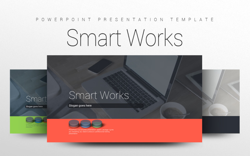 Smart Works шаблон PowerPoint