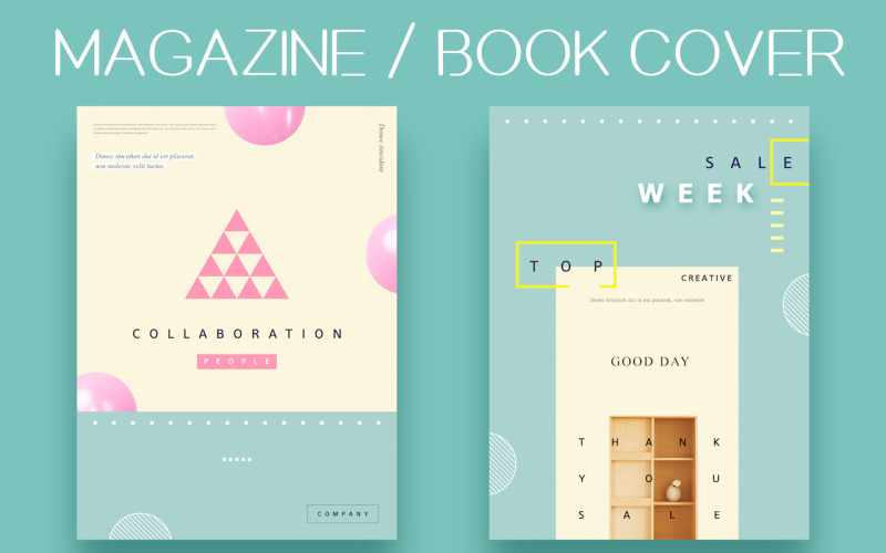 Download Фирменный стиль "Clean Minimal Cover - Corporate Identity Template" / Clean Minimal Cover - Corporate Identity Template - Фирменный стиль на тему графика book,cover,clean,minimal,magazine,beauty,fashion,modern,flyer,poster,brochure