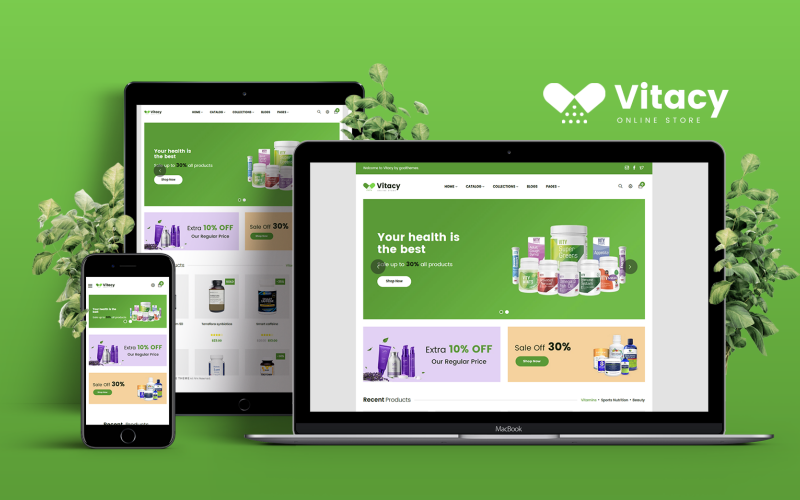 Gts Vitacy - Medicin och hälsa Shopify-tema