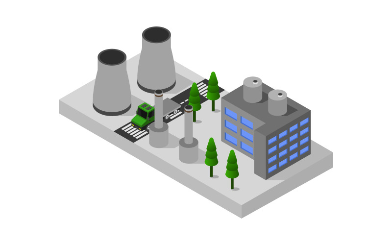 Download Vector "Isometric Industry on white background - Vector Image" / Isometric Industry on white background - Vector Image - Vector на тему графика illustration,elements,industrial,set,factory,vector,design,industry,production,plant,isometric,3d,concept,collection,facility,front,structure,architecture,map,street