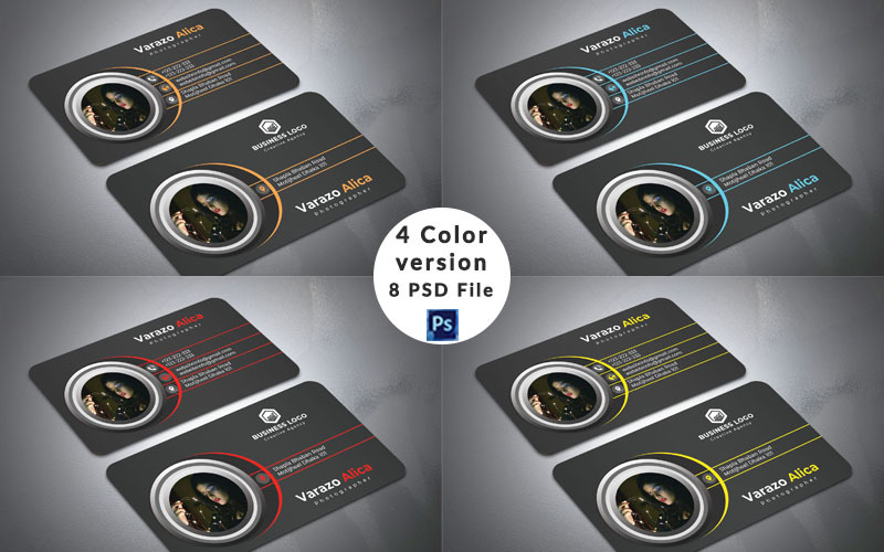 Download Фирменный стиль "Photography Business card - Corporate Identity Template" / Photography Business card - Corporate Identity Template - Фирменный стиль на тему графика business,card,corporate,creative,modern,organization,photographer,photography,picture,professional,shot,studio