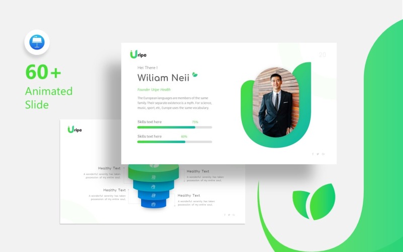 Uripe Life Style-presentatie - Keynote-sjabloon