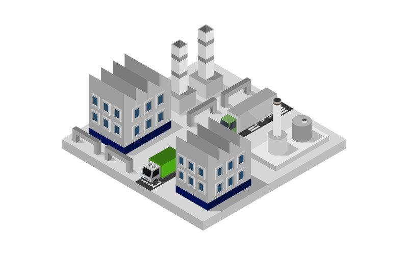 Download Vector "Isometric Industry - Vector Image" / Isometric Industry - Vector Image - Vector на тему графика illustration,plant,industrial,manufacture,collection,isometric,business,set,factory,architecture,power,vector,construction,station,design,3d,building,industry,isolated,concept