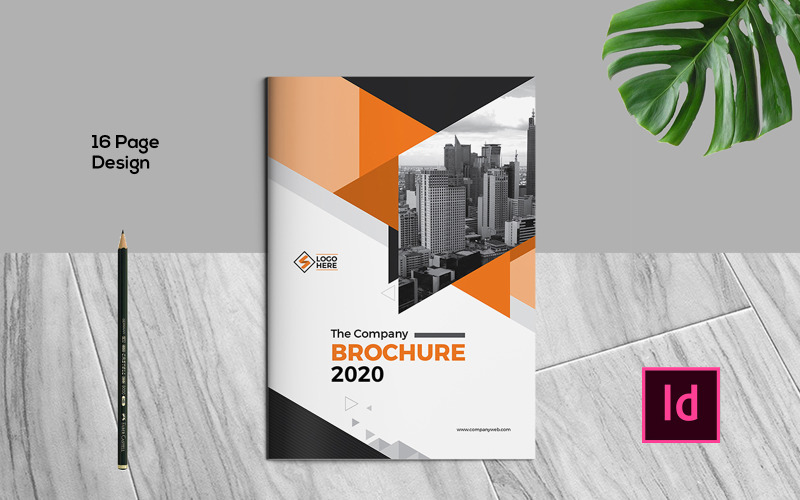Brochure aziendale Indesign - Modello di identità aziendale
