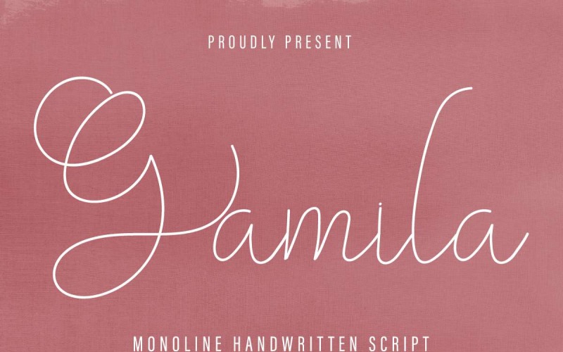 Download Шрифт "Gamila Font" / Gamila Font - Шрифт на тему графика beautiful,bold,brochure,brush,calligraphy,card,classic,cosmetic,elegant,fashion,flyer,font,handwriting,invitation,light,logo,modern,pen,photography,restaurant