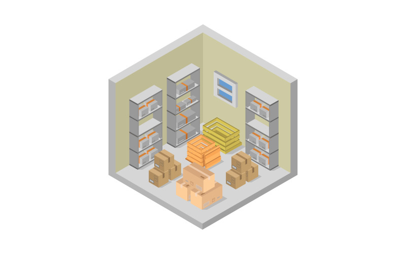 Download Vector "Isometric warehouse on white background - Vector Image" / Isometric warehouse on white background - Vector Image - Vector на тему графика illustration,background,warehouse,isometric,package,vector,white,industry,box,isolated,cardboard,freight,industrial,transportation,loading,transport,equipment,metal,delivery,cargo