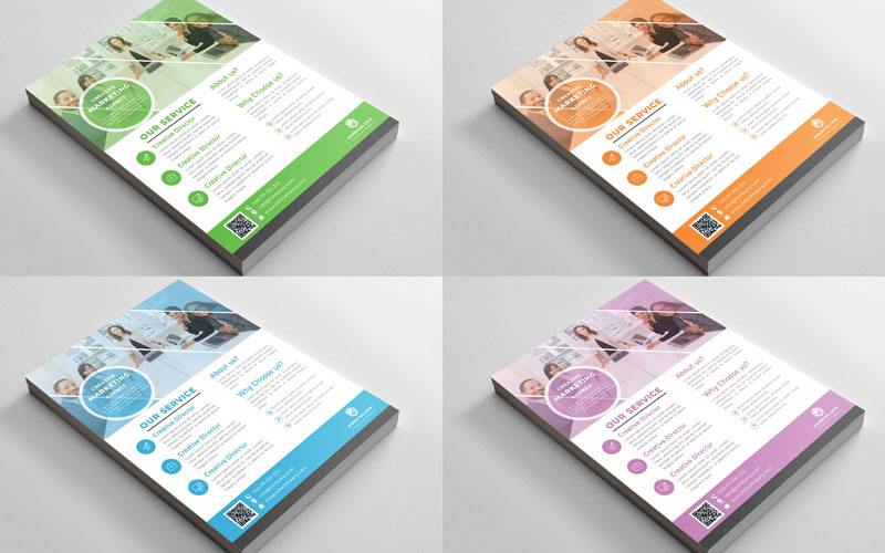 Download Фирменный стиль "Creative Business Flyer - Corporate Identity Template" / Creative Business Flyer - Corporate Identity Template - Фирменный стиль на тему графика marketing,modern,multipurpose,newspaper,pamphlet,photoshop,poster,professional,promotion,prospectus,psd,service,template