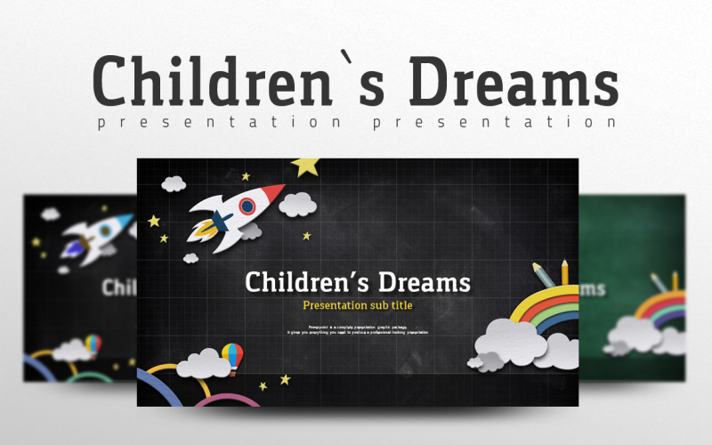 PowerPoint-Vorlage für Kinderträume