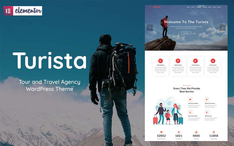 Turista - Tema WordPress per agenzie di viaggi e viaggi