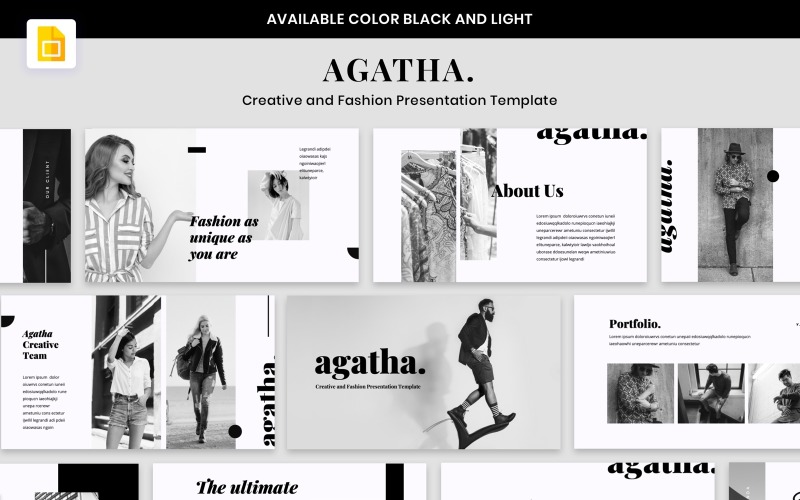 Agatha - Fashion Google Slides