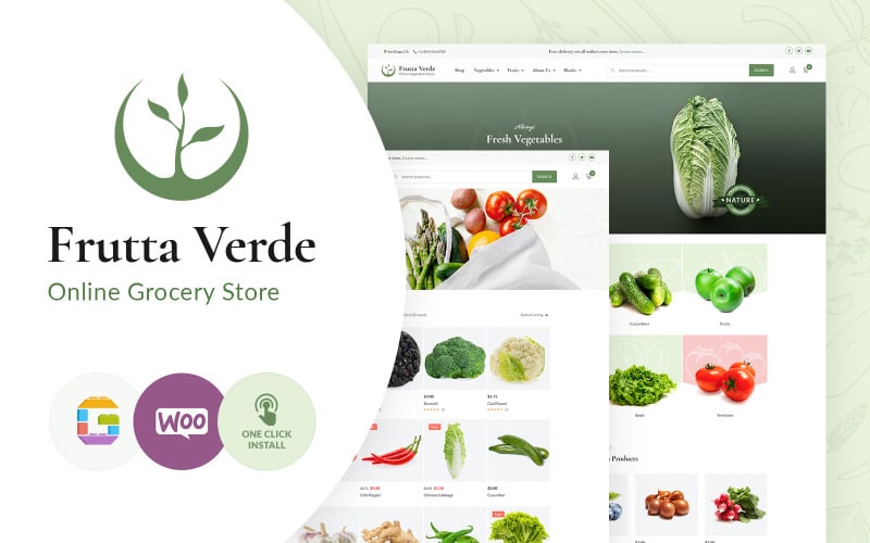 Grocery Store WordPress Theme - Frutta Verde