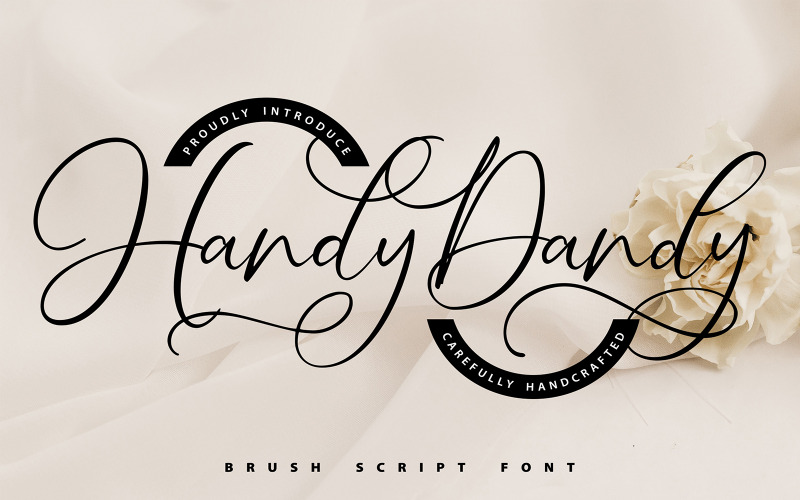 Handy-Dandy | Carattere corsivo pennello