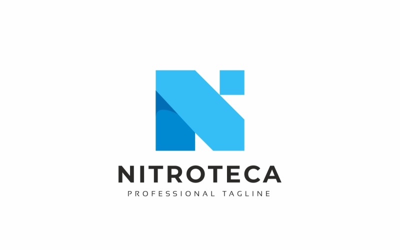 Download Шаблон логотипа "Nitroteca N Letter Logo Template" / Nitroteca N Letter Logo Template - Шаблон логотипа на тему графика business,colorful,creative,design,development,glossy,letter,media,n,n,logo,professional,studio,thin