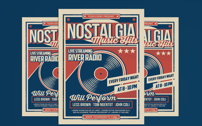 Download Фирменный стиль "Radio Streaming Nostalgia Event - Corporate Identity Template" / Radio Streaming Nostalgia Event - Corporate Identity Template - Фирменный стиль announcer,band,black,club,concert,dance,dj,flyer,event,festival,indie,instagram,jazz,music,night,nightclub,online,party,podcast,radio