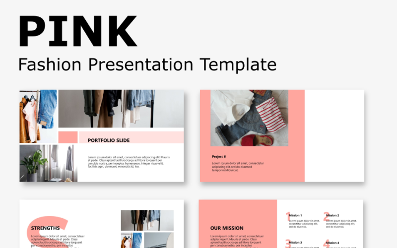 P1NK - Модний шаблон PowerPoint