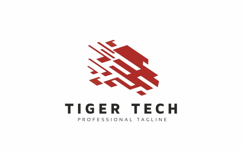 Tiger Tech Logo Template