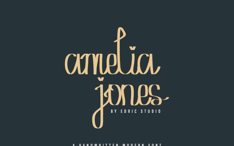 Fonte Amelia Jones