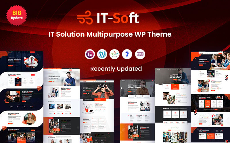IT-Soft - IT 解决方案和多用途 WordPress 主题