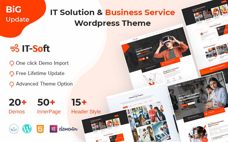 IT-Soft - IT Solutions & Multipurpose WordPress Theme