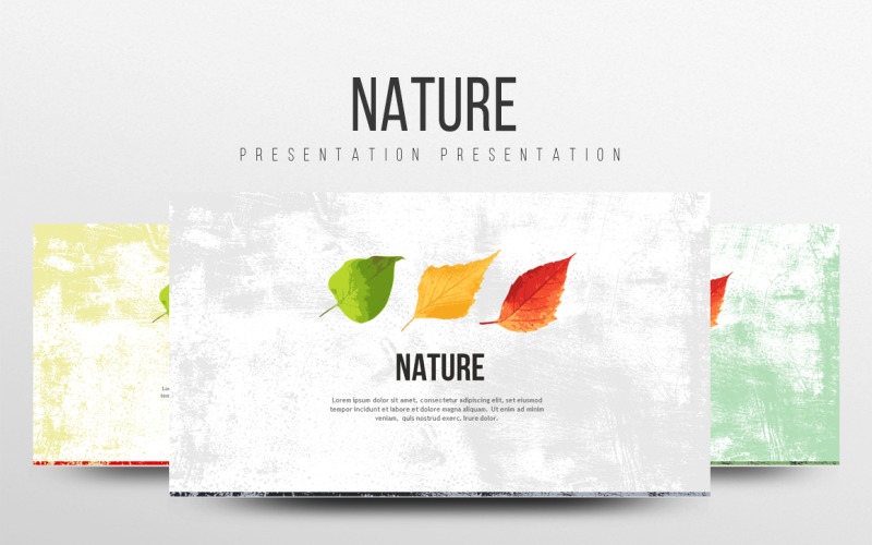 Modelo Nature PowerPoint