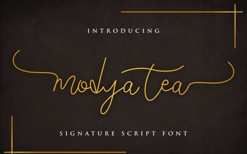 Písmo Modya Tea