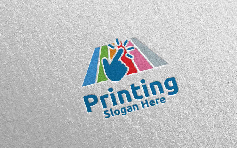 Download Шаблон логотипа "Click Printing Company Vector Design Concept Logo Template" / Click Printing Company Vector Design Concept Logo Template - Шаблон логотипа на тему графика logo,printing,media,printer,retail,scan,toner,album,book,journal,paint,advertising,copy,newspaper,paper,cmyk,color,colorful,magazine,click