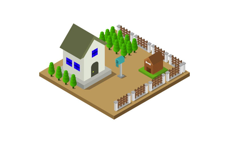 Download Vector "Isometric house - Vector Image" / Isometric house - Vector Image - Vector на тему графика illustration,home,real,estate,isometric,architecture,vector,property,design,modern,3d,building,house,facade,icon,exterior,window,residence,entrance,white