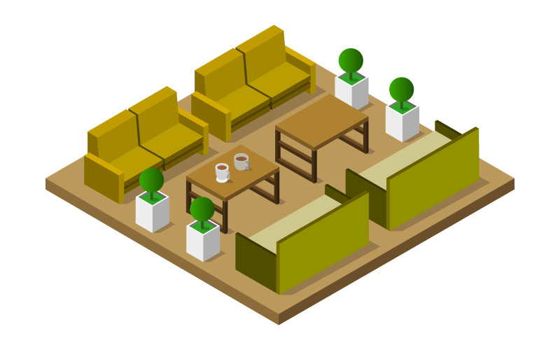 Download Vector "Isometric and geometric waiting room - Vector Image" / Isometric and geometric waiting room - Vector Image - Vector на тему графика room,isometric,vector,interior,waiting,3d,illustration,background,doctor,people,real,medicine,health,isometry,hospital,design,patient,flat,white,modern